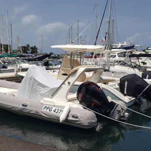 yopyop au ponton à marina de Rivière-Sens