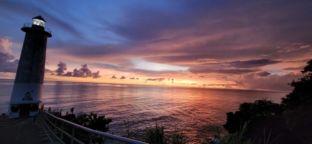 Coucher de soleil en Guadeloupe