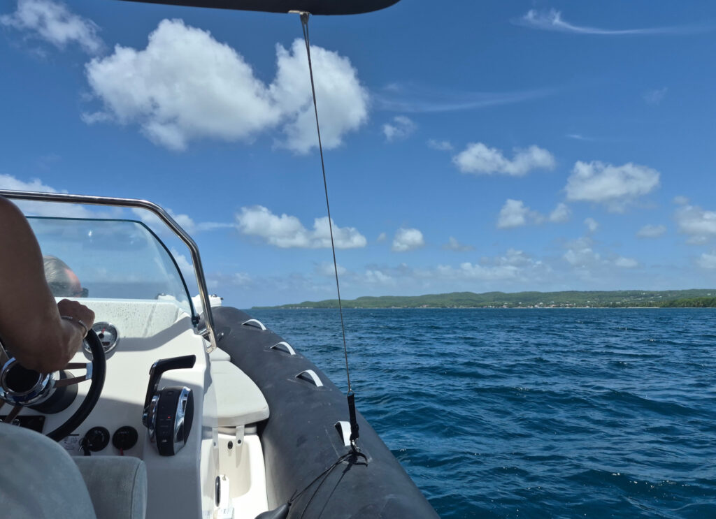 Soléa navigue en direction de Marie-Galante